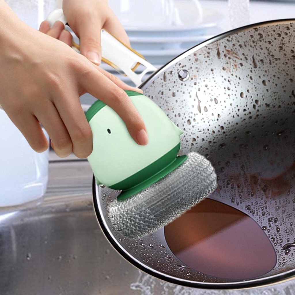 Dispensador humanizado para cepillos de platos: práctico, limpio y perfecto para el fregadero