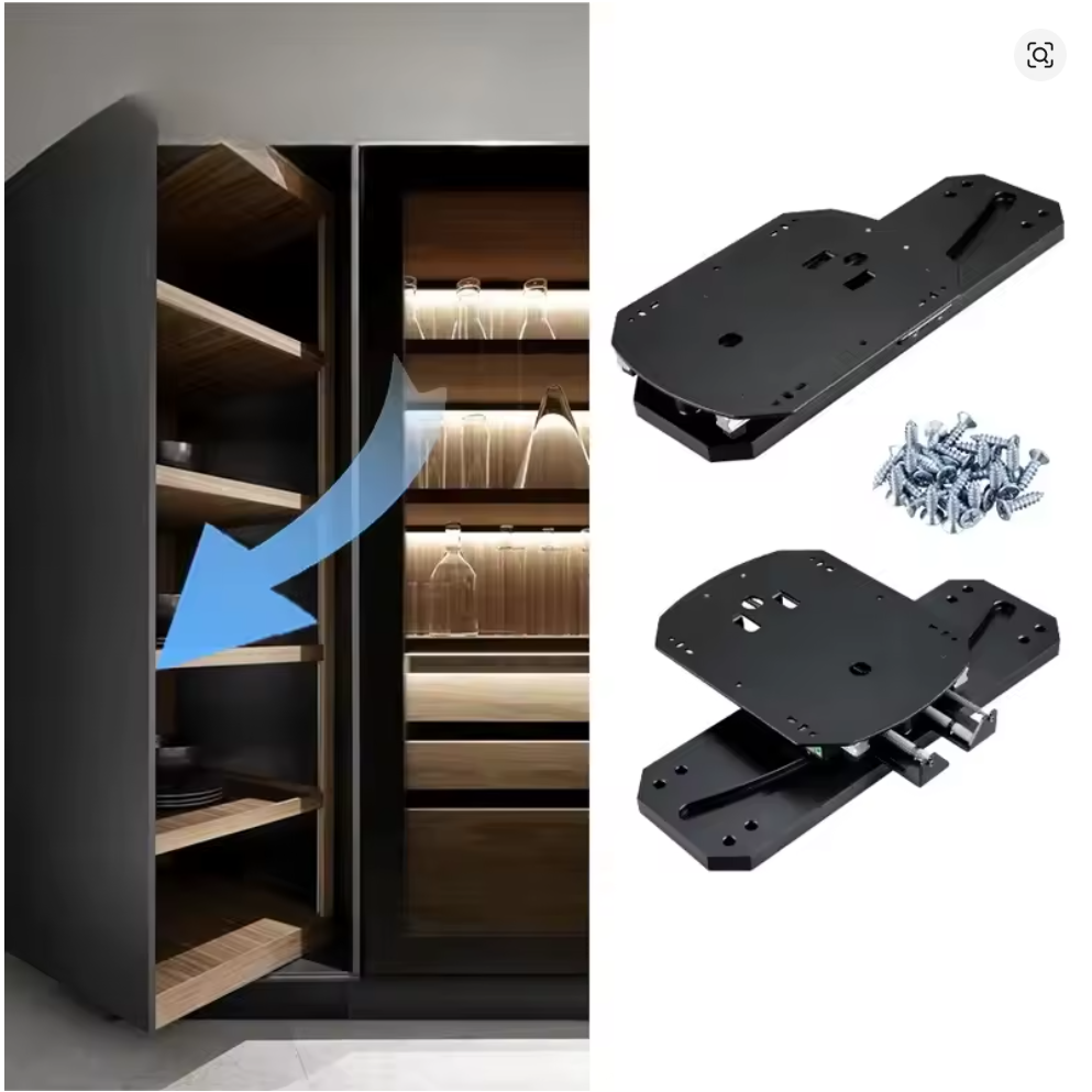 Estante de almacenamiento de esquina giratorio para cocina — Detalles, precio y dónde comprar