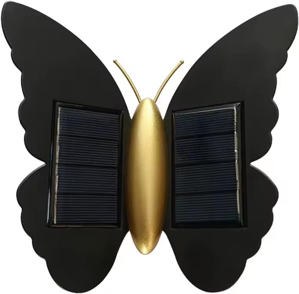 Butterfly Solar Wall Light Powered Motion Sensor Outdoor Lantern — Detalles, precio y dónde comprar