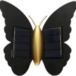 Butterfly Solar Wall Light Powered Motion Sensor Outdoor Lantern — Detalles, precio y dónde comprar